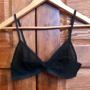 NEVER WORN see-through lace bralette